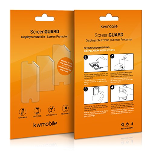 kwmobile 3X Lámina Mate y ANTIREFLECTANTE Compatible con Apple iPhone 6 / 6S / 7/8 (más pequeña Que la Pantalla por su curvatura)
