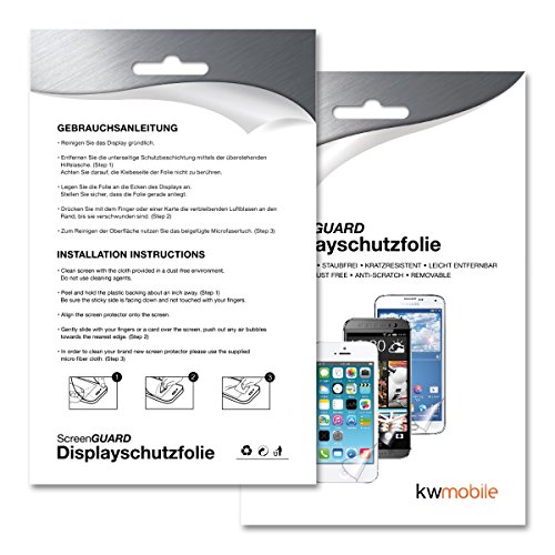 kwmobile 6X Lámina Protectora de Pantalla Mate y ANTIREFLECTANTE con Efecto antihuellas para Apple iPhone 6 / 6S / 7/8 (más pequeño Que la Pantalla, dada la curvatura de la Misma)
