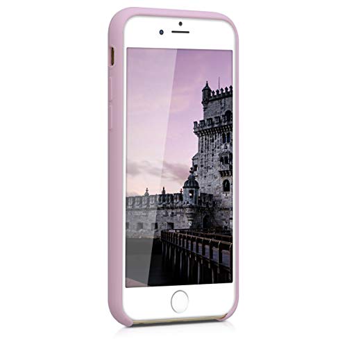 kwmobile Funda Compatible con Apple iPhone 6 / 6S - Carcasa de TPU para móvil - Cover Trasero en Malva Pastel