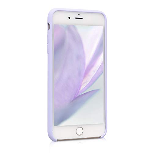 kwmobile Funda Compatible con Apple iPhone 7 Plus / 8 Plus - Carcasa de TPU para móvil - Cover Trasero en Lavanda Pastel