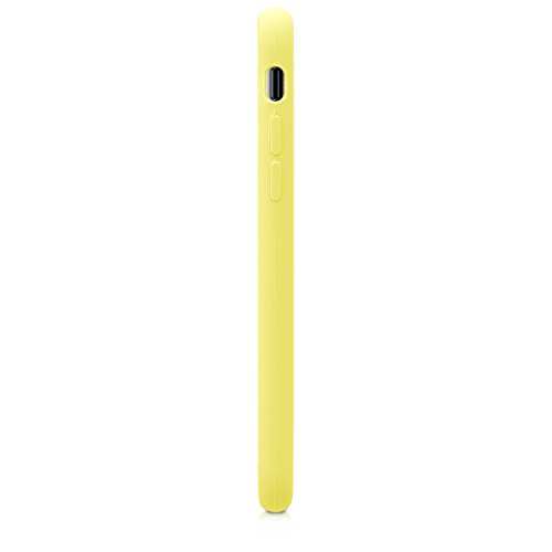 kwmobile Funda Compatible con Apple iPhone 7/8 / SE (2020) - Carcasa de TPU para móvil - Cover Trasero en Amarillo Pastel