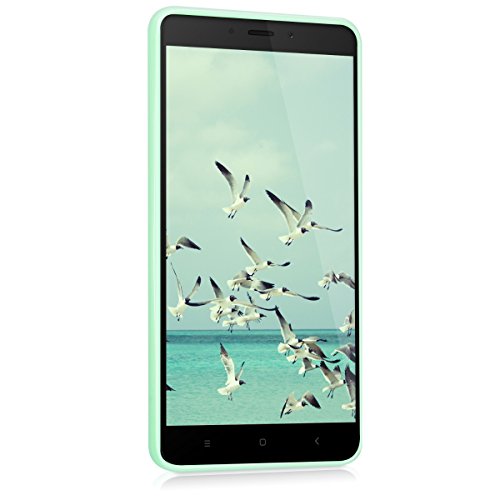kwmobile Funda Compatible con Xiaomi Redmi Note 4 / Note 4X - Carcasa de TPU Silicona - Protector Trasero en Menta Mate
