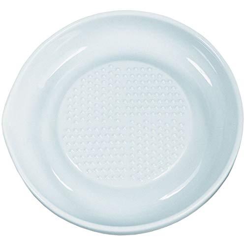 Kyocera CD-18, rallador de cerámica eficiente para frutas y verduras, que incluye un anillo de silicona para un soporte seguro, fácil de limpiar, diámetro 16 cm