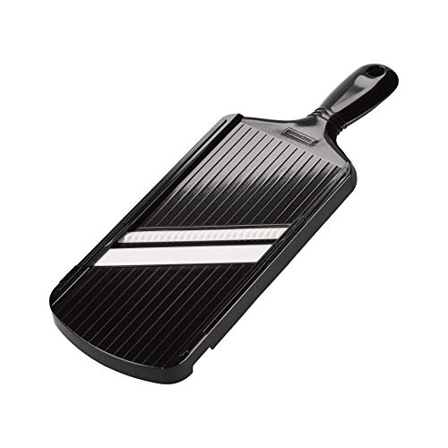KYOCERA CSN-182-NBK, Julienne mandolina, Cuchilla Afilada de cerámica de circonio, Que Incluye Protector de Mano, Ligero, Apto para lavavajillas, Negro