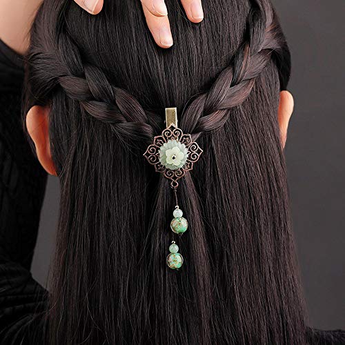 L-djp Estilismo De Pelo Retro Pernos De Pelo Clip Cloisonne La Manera Clásica del Pelo del Pin De Las Mujeres Elegantes Clip Aleación De Bronce Herrajes