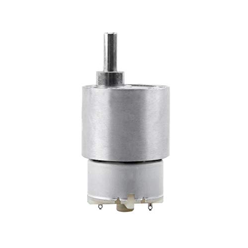 L-Yune,bolt DC 12V Reducción de Motor de Alto par Caja de Engranajes del Motor eléctrico de 3,5/15/30 / Motor Reducción 70 RPM 37mm 1pc