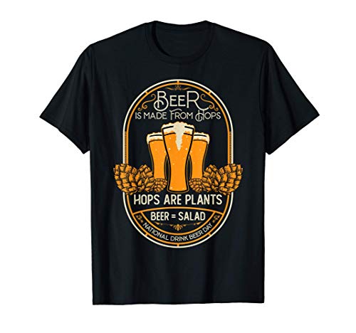 La cerveza es una ensalada Broma de alcohol saludable Camiseta