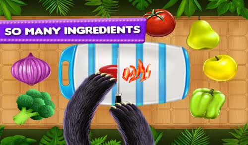 La cocina de la cocina del chef panda del bebé.