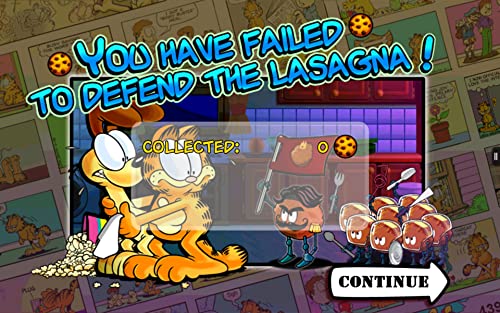 La defensa de Garfield: El Ataque de los Invasores de Comida