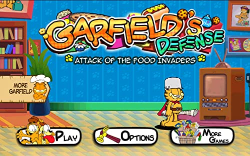 La defensa de Garfield: El Ataque de los Invasores de Comida