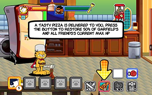 La defensa de Garfield: El Ataque de los Invasores de Comida