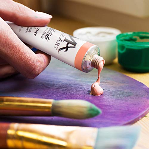 La pintura de aceite Set - 24 colores de pintura 12ml Tubes- artista pinta grado para profesionales, principiantes y estudiantes - Ideal para murales, lienzo, Retrato y Pintura - Suministros Mozart
