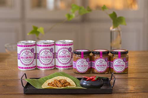 La Reina de las Tortillas - Líder europeo en gastronomía artesanal mexicana - Cochinita pibil. Plato tradicional de la península de Yucatán listo para calentar y servir. 250g. 6 raciones aprox