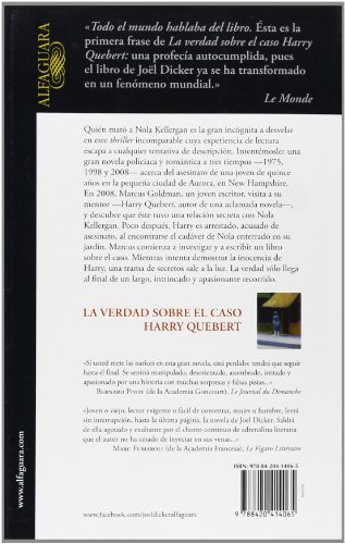 La verdad sobre el caso Harry Quebert (Alfaguara Negra)