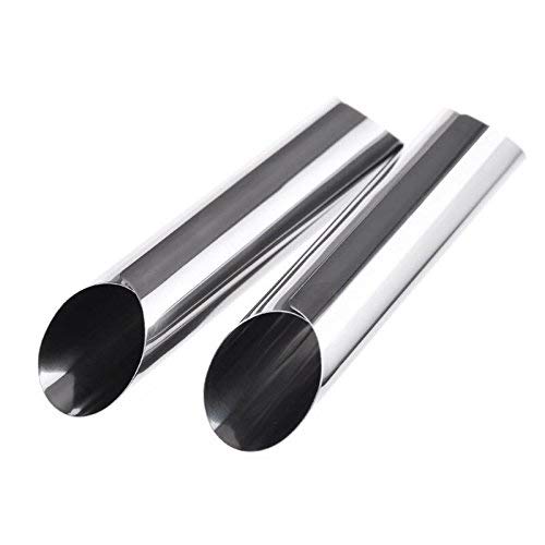 LaceDaisy 20pzs DIY Tubos de Croissants al Horno en Espiral de Acero Inoxidable Rollo de Pastel de Cuerno Molde de Torta Utensilios para Hornear Moldes Cónicos de Cono Croissant de Pastelería Danesa#4