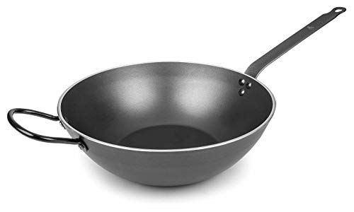 Lacor - 23830 - Wok Robust Aluminio 30 cm - Negro