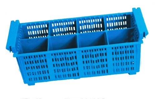 Lacor - 69208 - Cesta 8 Compartimentos Cubiertos - Azul
