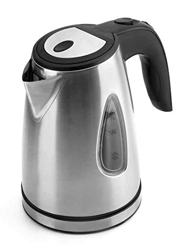 LACOR 69291 Lacor-69291-Hervidor Agua Electrico, 1L, 1650W, INOX, Acero Inoxidable, 1 L