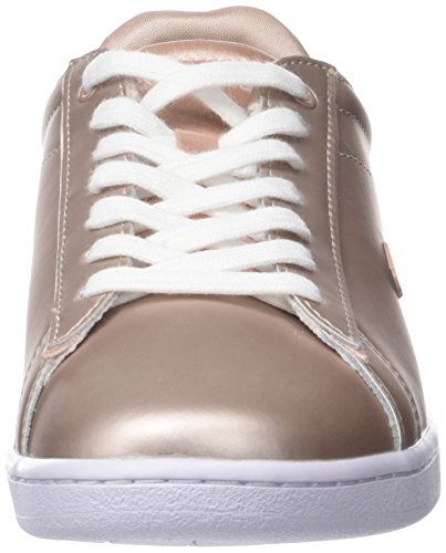 Lacoste Carnaby EVO 118 7 SPW, Zapatillas para Mujer, Rosa (Nat/Wht 7f8), 37 EU