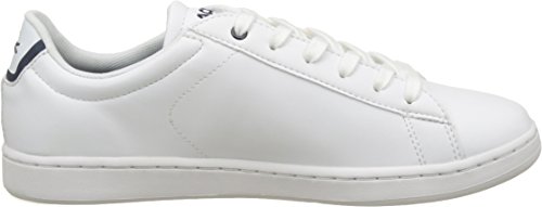 Lacoste Sport Carnaby EVO BL 1 SPJ, Bajos Infantil, Multicolor (Wht/nvy), 38 EU ( 5 UK )