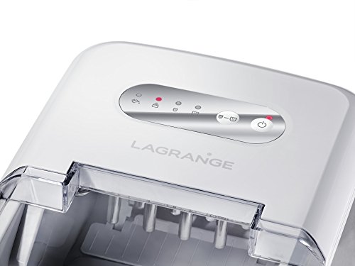 LAGRANGE 489002 Built-in/freestanding ice cube maker 12kg/24h 120W Acero inoxidable, Color blanco máquina de cubo de hielo - Máquina productora de hielo (120 W, 373 mm, 244 mm, 315 mm, 9,47 kg, 440 mm)