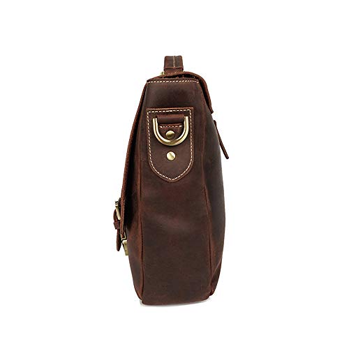 Laishutin Hombro de los Hombres de Bolsa Bolso Multifuncional al Aire Libre del Bolso de los Hombres del Bolso del Viaje de los Hombres de Cuero del Bolso de la Bolsa de Viaje para Viajar