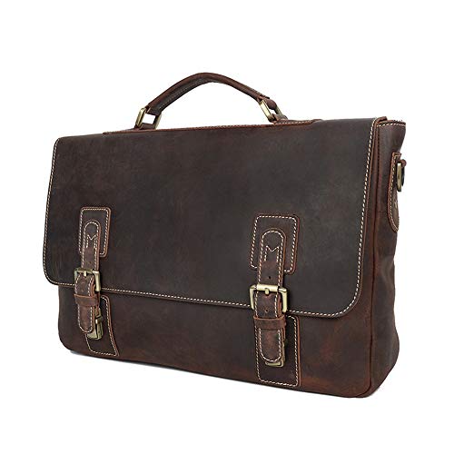 Laishutin Hombro de los Hombres de Bolsa Bolso Multifuncional al Aire Libre del Bolso de los Hombres del Bolso del Viaje de los Hombres de Cuero del Bolso de la Bolsa de Viaje para Viajar