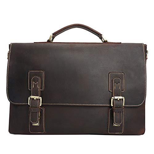 Laishutin Hombro de los Hombres de Bolsa Bolso Multifuncional al Aire Libre del Bolso de los Hombres del Bolso del Viaje de los Hombres de Cuero del Bolso de la Bolsa de Viaje para Viajar