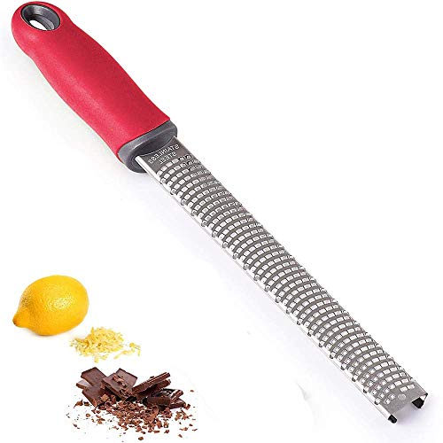 Laiwu 304 cuchillo de afeitar de queso de chocolate multifunción para frutas cítricas, queso duro, jengibre, chocolate, nuez moscada y trufas