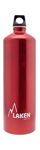 Laken Botella de Aluminio 1L Roja Futura (boca estrecha)
