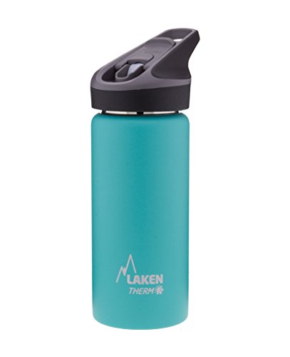 Laken Jannu Botella Térmica Acero Inoxidable 18/8 y Doble Pared de Vacío, Unisex adulto, Turquesa, 750 ml