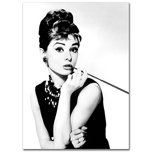 LaMAGLIERIA Póster Audrey Hepburn Photo - Lámina fotográfica - Gran Formato, 30cmx40cm