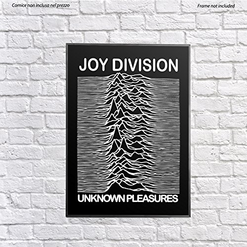 LaMAGLIERIA Póster Joy Division Unknown Pleasure - Lámina fotográfica - Gran Formato, 50cmx70cm