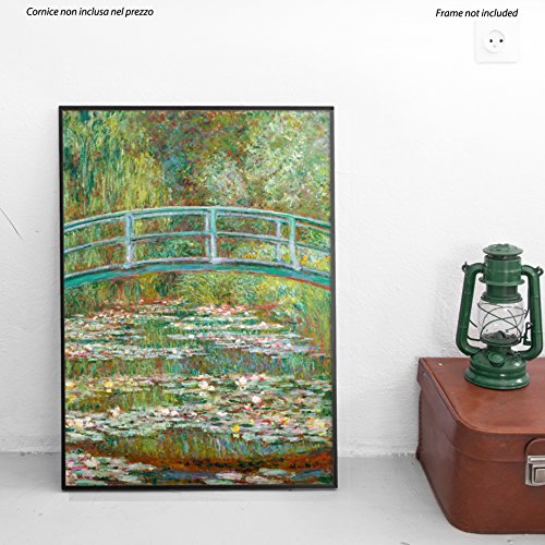LaMAGLIERIA Póster Monet The Bridge - Lámina fotográfica - Gran Formato, 30cmx40cm
