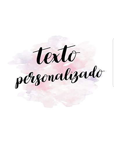 Lámina decorativa para enmarcar A4"texto personalizado"