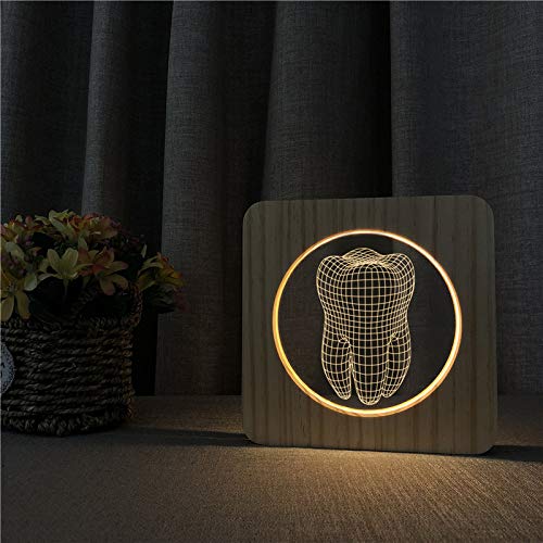 Lámpara de diseño de lámpara de diseño de Control de Interruptor de luz Dental para consignación de decoración de Habitaciones Infantiles