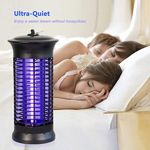Lámpara matainsectos eléctrica con luz ultravioleta, protección contra moscas y mosquitos