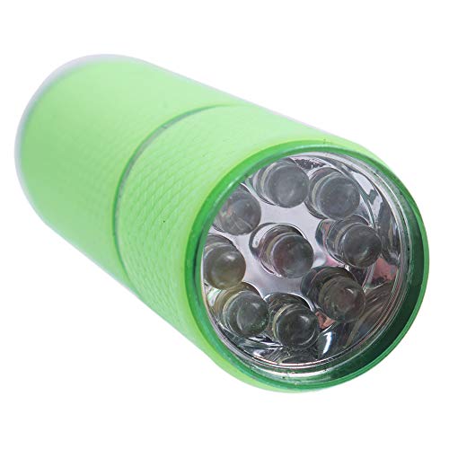 Lámpara Secador de Uñas Mini Lámpara De Curado En Gel Uv Portabilidad Secador De Uñas 9 Led Linterna Detector De Moneda Led