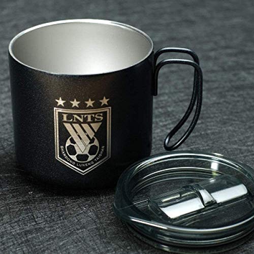 langchao Messi Cristiano Ronaldo Real Madrid AC Milan Inter de Milán Taza de café de Estilo Industrial Taza de Agua (C Ronaldo Head 350ml)