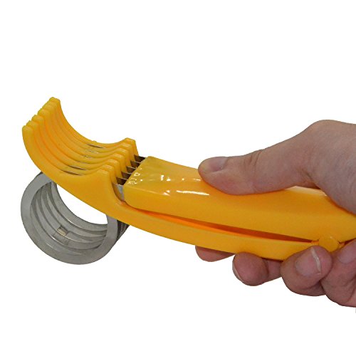 Lanker Banana Slicer – Gadget de cocina perfecto para plátanos, pepinos, salchichas y Kiwi kt02
