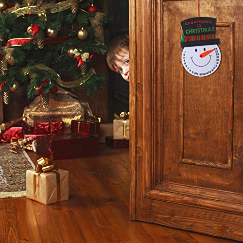 LANMOK Cubierta Manija de Refrigerador Navidad 4pcs Decoración de Refrigerador Navideña Decorativo para Manija de Puerta de Microondas Lavavajillas con Calendario de Muñeco de Nieve