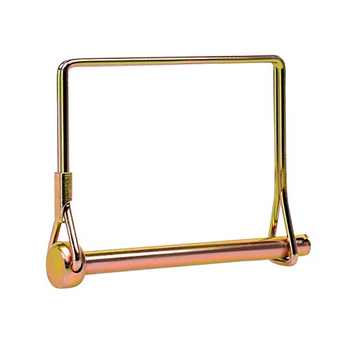 Lanyifang 12 piezas Pasador de Bloqueo de Eje 6 Tipo de Plaza +6 Tipo de Arco Acero Inoxidable 1/4"de Diámetro