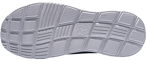 LARNMERN Zapatos Seguridad con Punta de Acero para Hombre Mujer Zapatillas Seguridad Ligeras (40 Gris)
