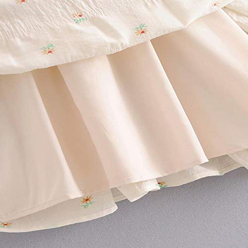 Las mujeres de la manga de la linterna de la manga de la impresión floral plisados pastel mini vestido elegante femenino cuadrado elástico vestidos de fiesta casual