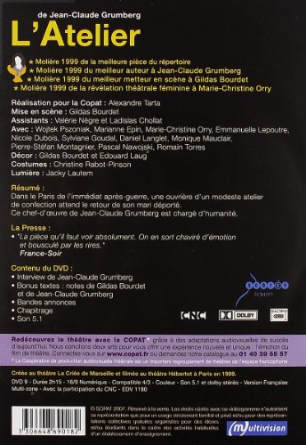 L'atelier [Francia] [DVD]