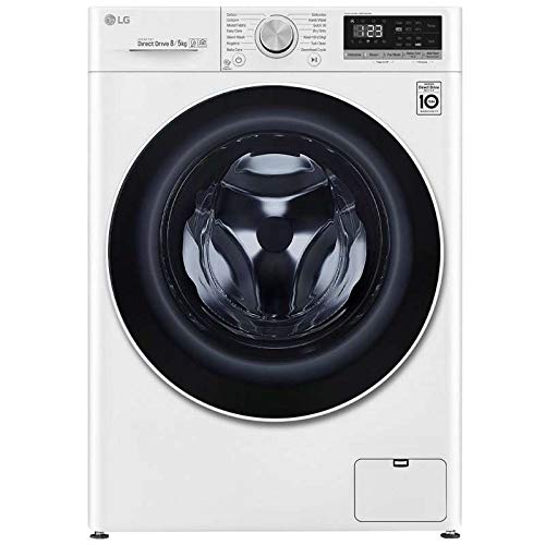 Lavadora secadora inteligente LG F4DN408N0 de 8 Kg y 1.400 rpm