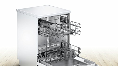 Lavavajillas - Bosch SMS46CW01E, 13 servicios, Libre instalación, Extra Secado, Programable, Clase