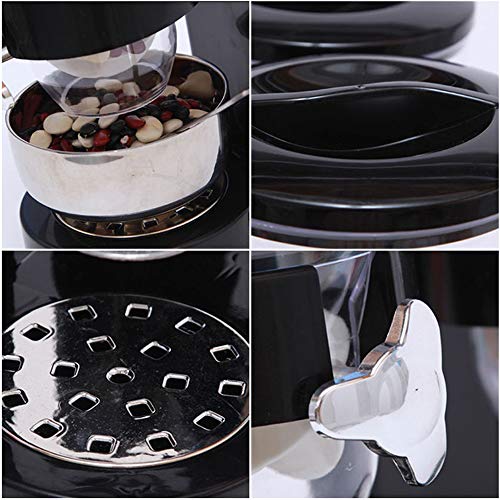 LAY Compact Dry Triturador, Cereal Grains Caramelo Suministros Frutos Secos Almacenamiento De Alimentos Recipientes De Cocina De Almacenamiento De Alimentos para Lo Mantiene Fresco Seco,Negro