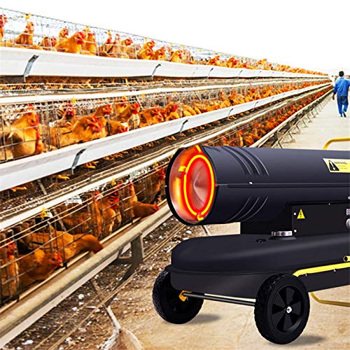 LAY Diesel Industrial Calentador Granja Caliente del Soplador De Aire Ganadería De Alta Potencia 20-60KW Ventilador Industrial Calentador 220V 50Hz Radiador Térmico,20KW