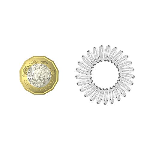 Lazos para el cabello- 6 piezas de espirales para el cabello, sin pliegues, sujetadores de cola de caballo, elásticos, cable de teléfono, anillo sin tráciles, bandas de goma para todo tipo de cabello